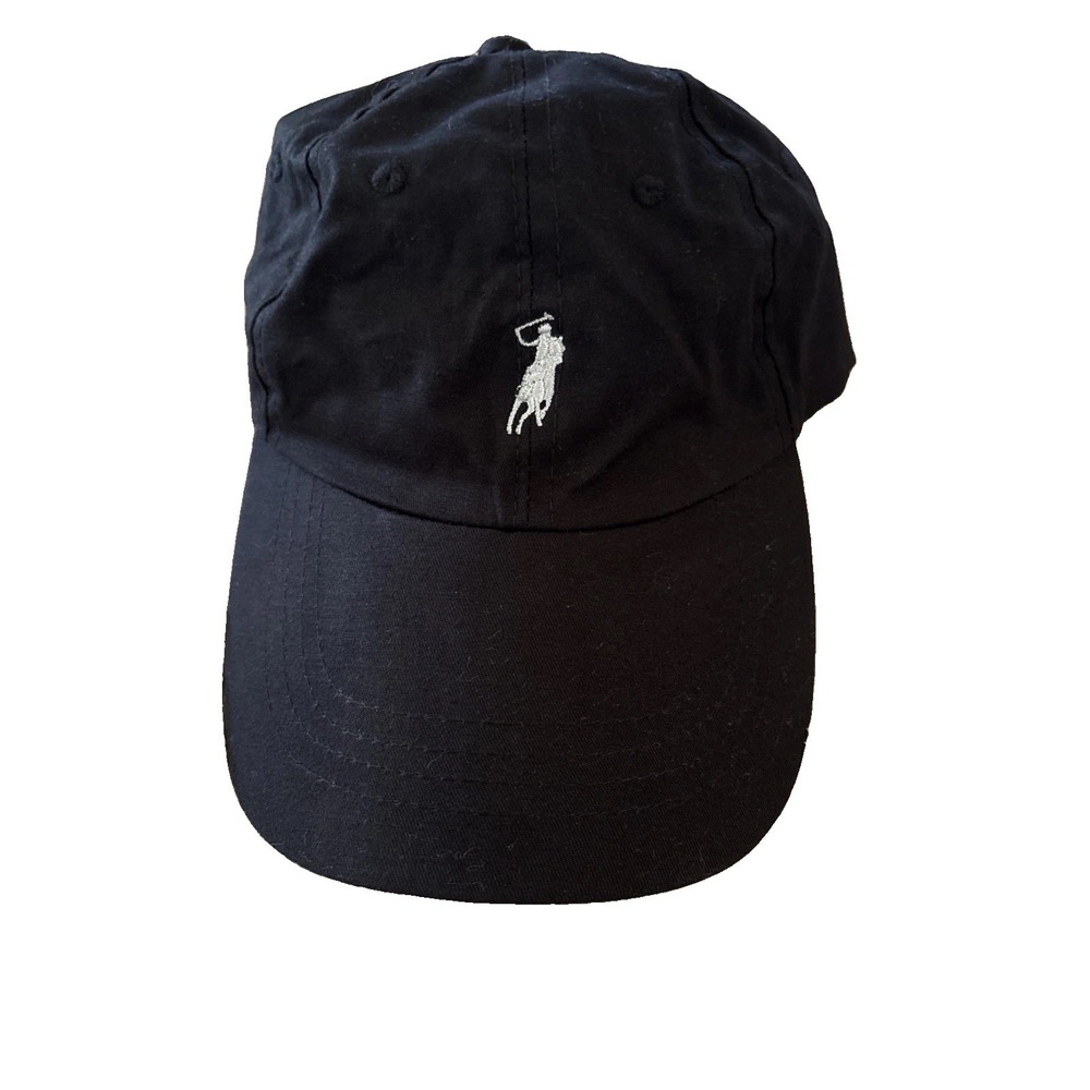 Polo Logo Black Baseball Cap